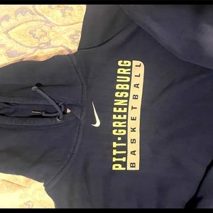 Nike University of Pittsburgh at Greensburg basketball hoodie XXL
